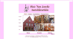 Desktop Screenshot of huisvanloocke.be